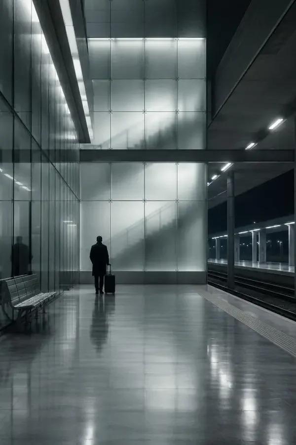 玻璃车站（Glass Station）海报，2025 年德国电影
